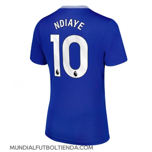 Camiseta Everton Iliman Ndiaye #10 Primera Equipación Replica 2024-25 para mujer mangas cortas